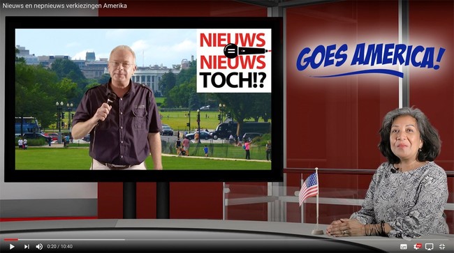 Voor scholen: “Nieuws=Nieuws. Toch!? Goes America!”