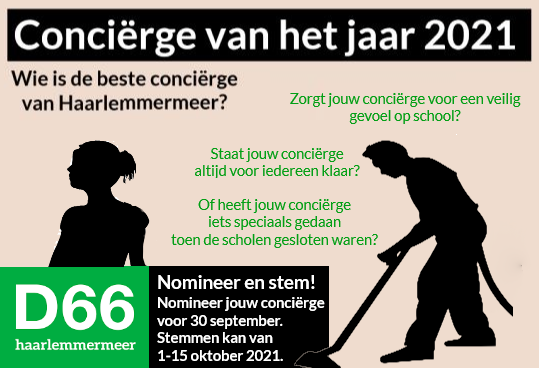 D66 organiseert weer ‘Conciërge van het Jaar’ verkiezing