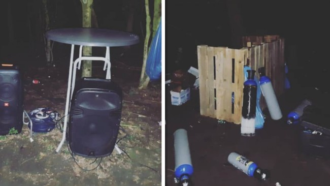 Illegaal feest in Haarlemmermeerse Bos