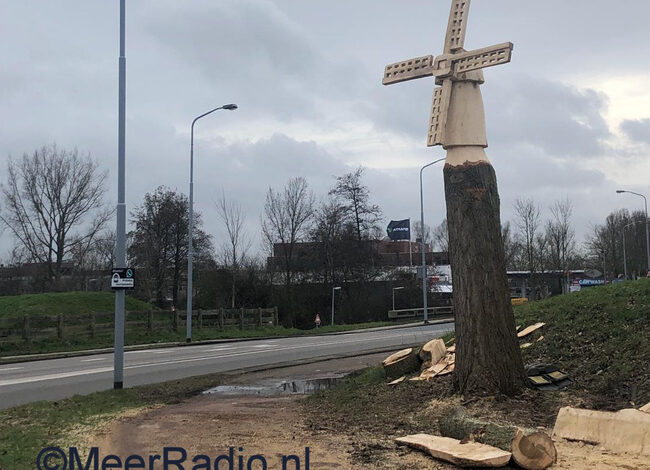 Populier wordt omgetoverd tot molen