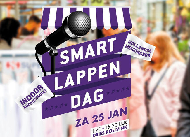 Dries Roelvink op Smartlappendag