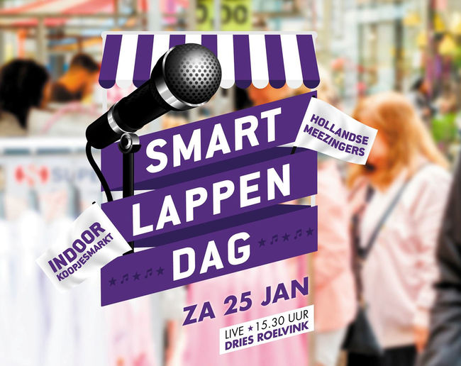 Dries Roelvink op Smartlappendag
