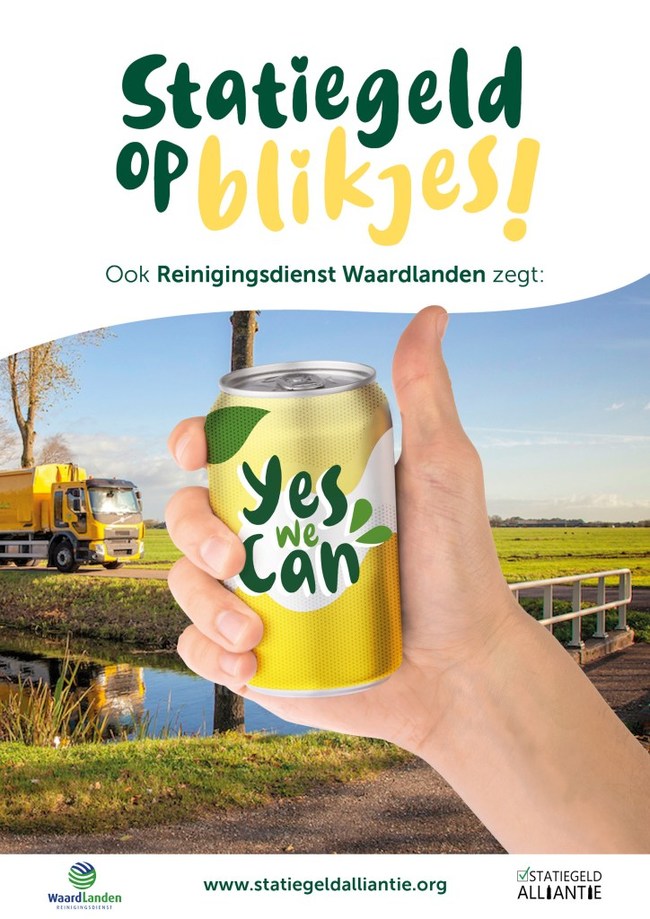 Yes We Can! campagne voor statiegeld op blik