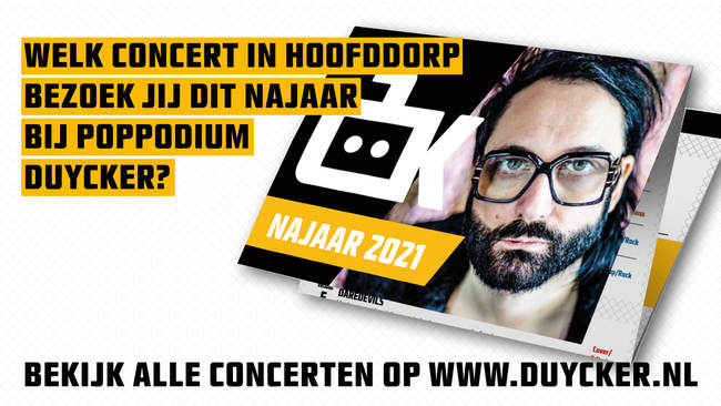 Poppodium Duycker najaar staat voor iedereen klaar