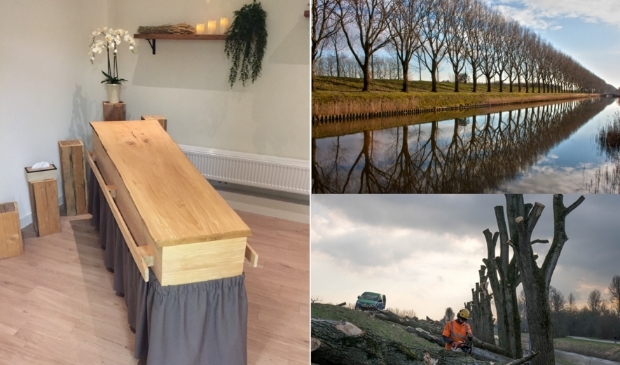Uitvaartkisten gemaakt van Haarlemmermeerse bomen
