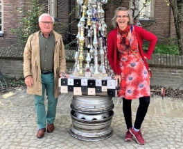 Tweede versie van kunstwerk ‘Trophy cup 2021’