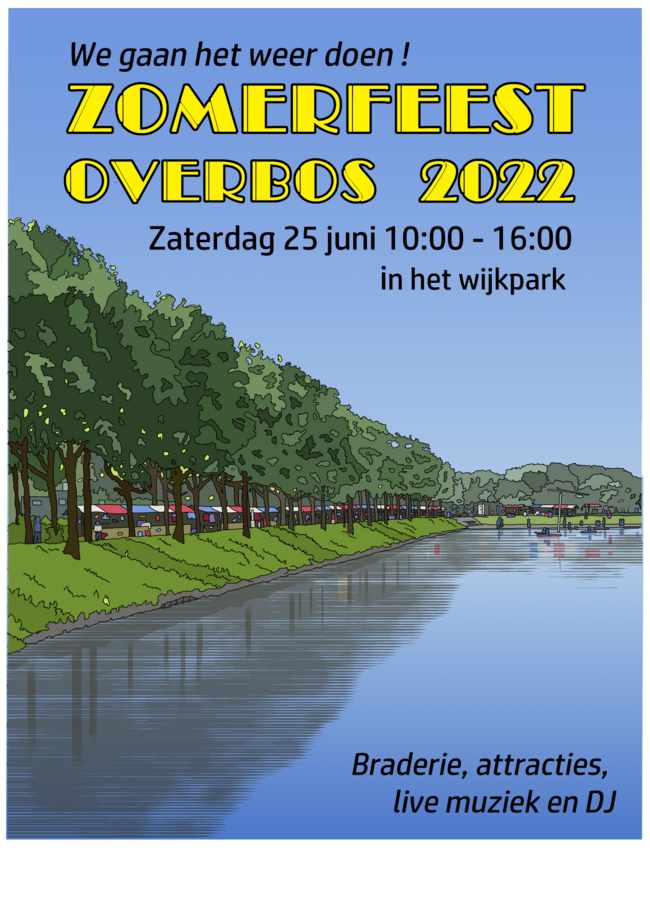 Zomerfeest in Overbos barst los