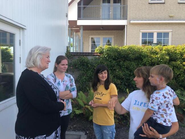 Gepensioneerd bollenboer vangt Oekraïense vluchtelingen op