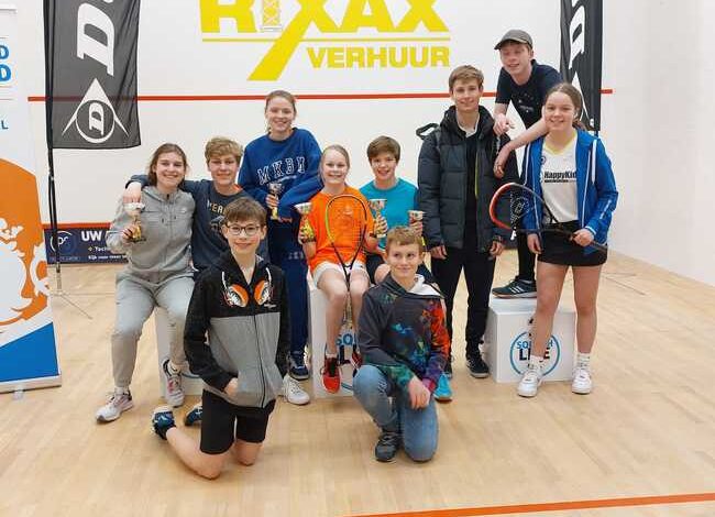 MeerSquash Jeugd valt in de prijzen