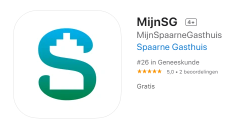MijnSpaarneGasthuis-app beschikbaar in appstores