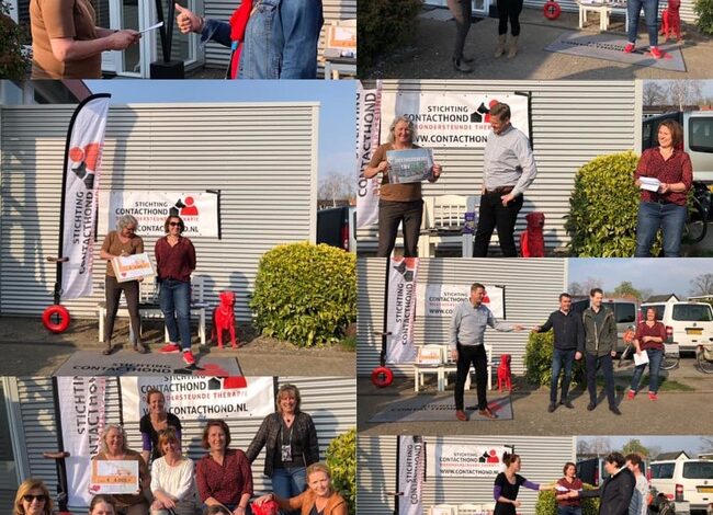 Stichting Contacthond krijgt geld voor bus van Vijfhuizen Doet!