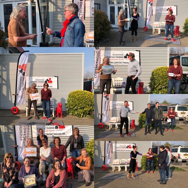 Stichting Contacthond krijgt geld voor bus van Vijfhuizen Doet!