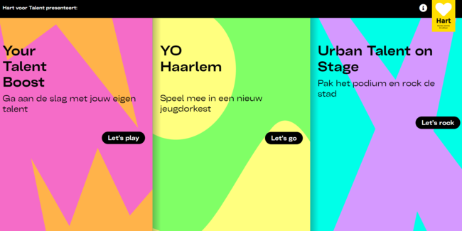 Hart voor Talent voor creatieve jongeren