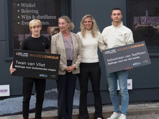 Sportcheques voor jonge topsporters