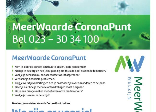 MeerWaarde opent CoronaPunt