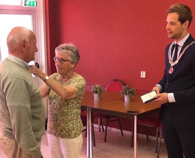 Albert Boon van NRC Meerbridge onderscheiden