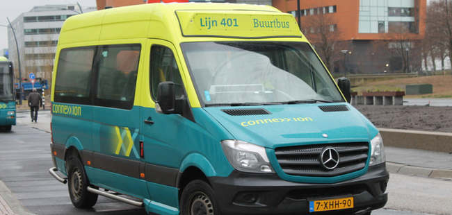 Buurtbus 401 naar Zwaanshoek rijdt weer