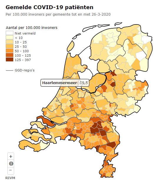 Aantal coronapatiënten in Haarlemmermeer nu 30