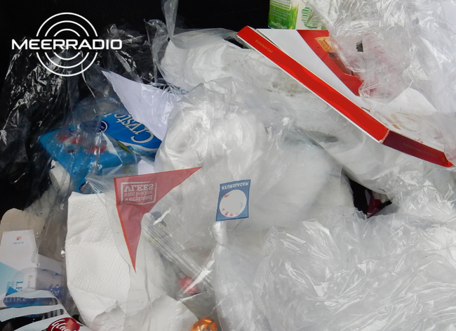 Gerecycled plastic op Schiphol