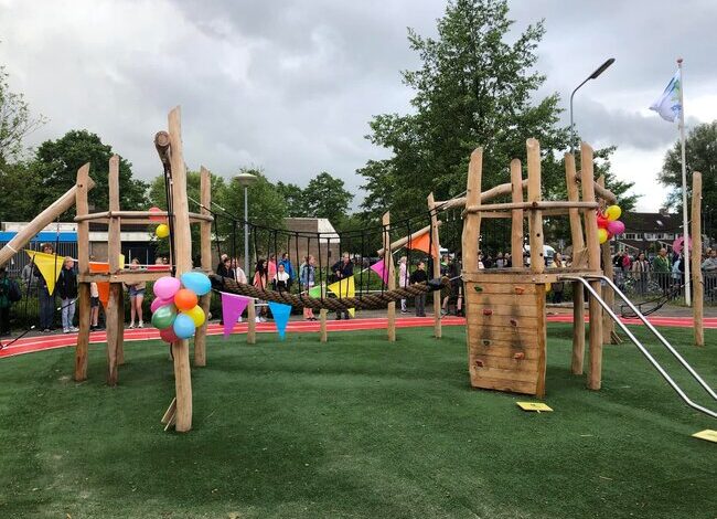 Nieuw schoolplein De Bosbouwers valt direct in de smaak