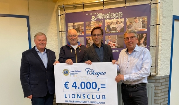 Donatie voor Stichting De Aanloop