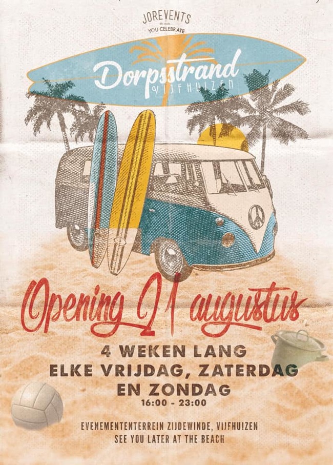 Dorpsstrand in Vijfhuizen weer open