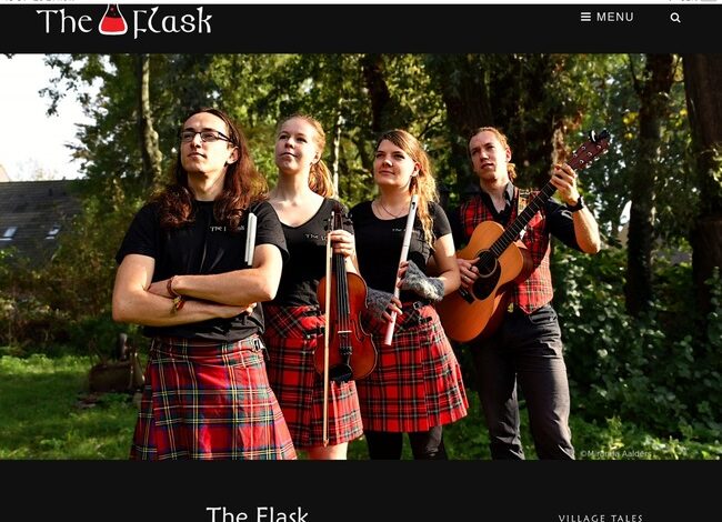 Folkmuziek van The Flask in Badhoevedorp