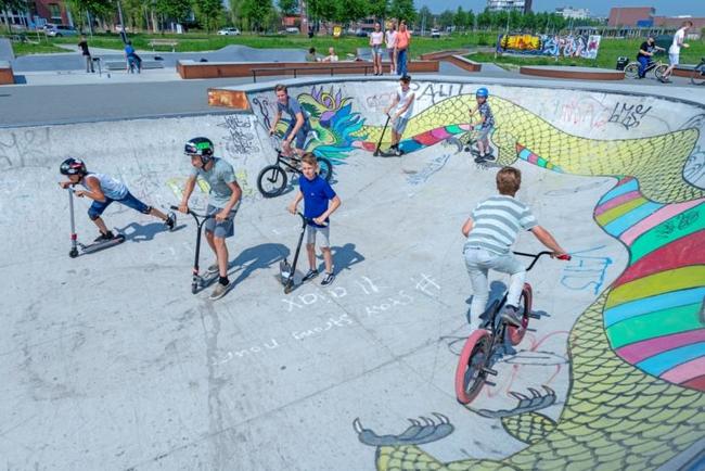 Skatebanen voorlopig dicht