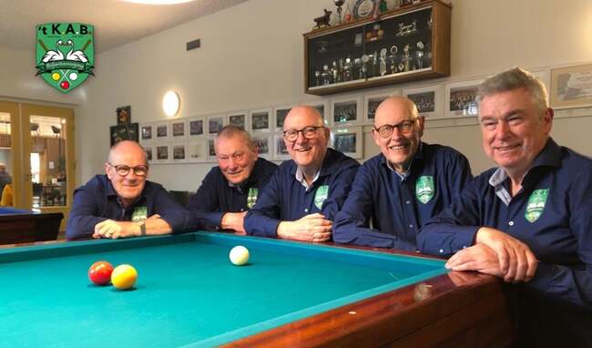 Eerste plaats biljarten voor Zwanenburgse senioren