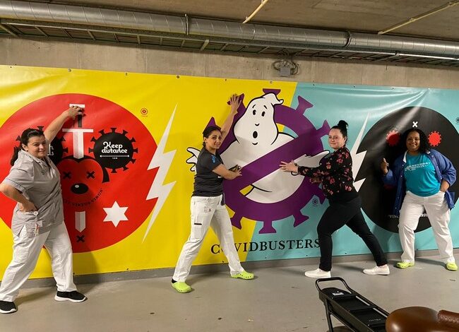 Kunstwerk voor medewerkers Spaarne Gasthuis