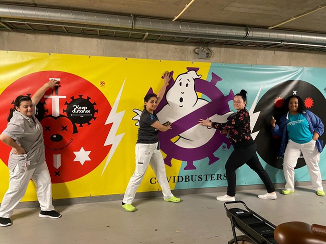 Kunstwerk voor medewerkers Spaarne Gasthuis