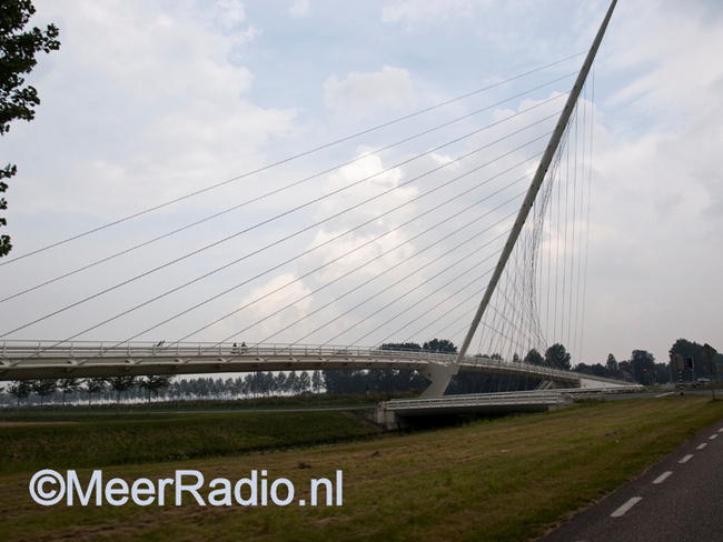 Schilderklus op flinke hoogte