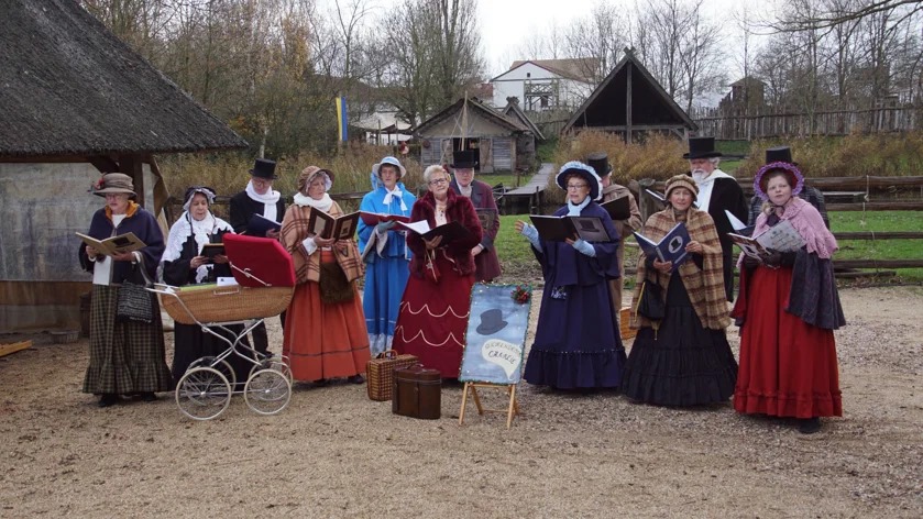 Dickenskoor op Kerstmarkt Harmonieplein