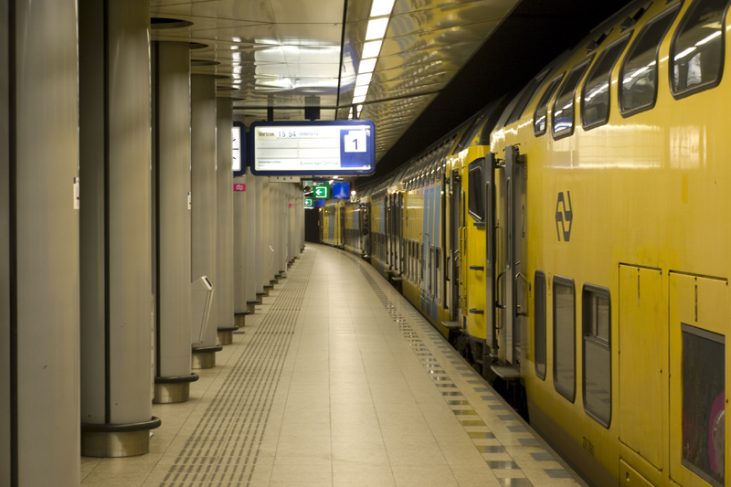 Langere reistijd treinen naar Schiphol