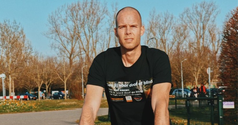 Tim gaat 5.000 km fietsen voor Usher Syndroom