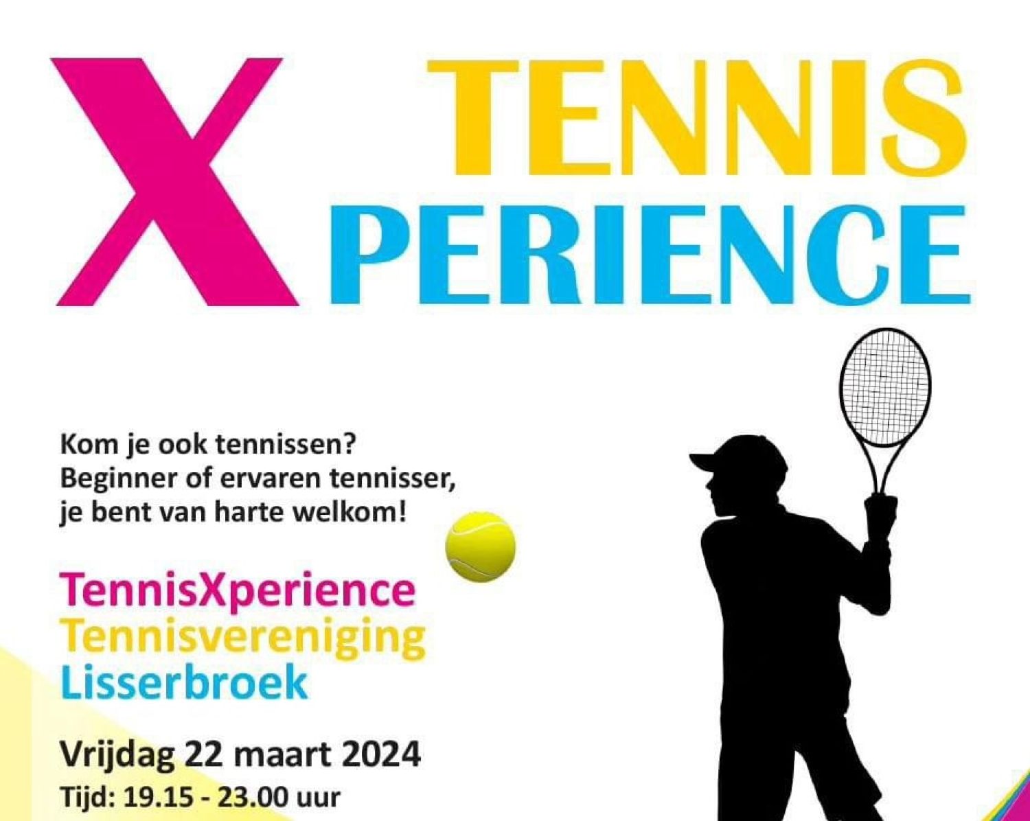 Tiende TennisXperience in Lisserbroek