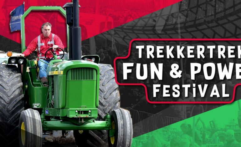 Zeer modderige editie van het Trekkertrek Festival