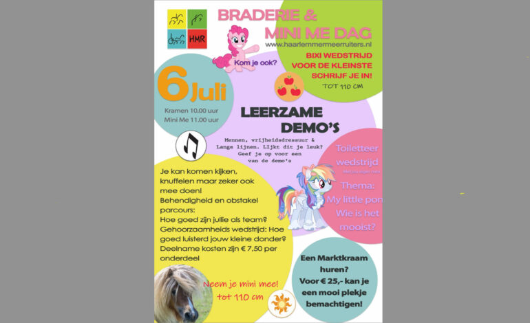 MiniMe & Braderiedag in Haarlemmermeerse Bos