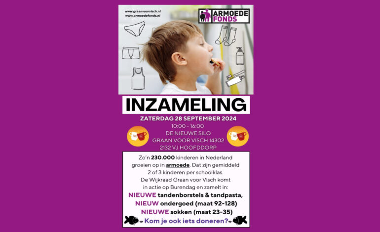 Armoede Fonds houdt inzameling