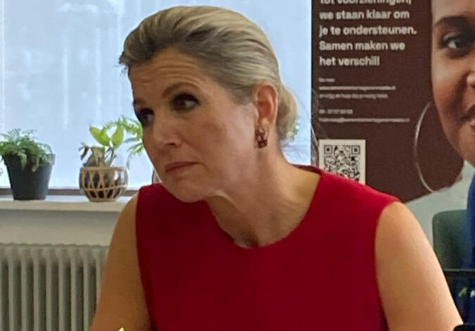 Koningin Maxima bezoekt Hoofddorp