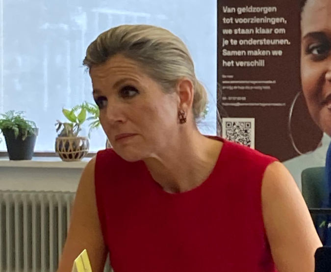 Koningin Maxima bezoekt Hoofddorp