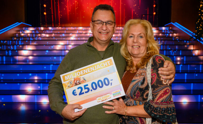 Rijsenhouter wint 25.000 euro in de Postcode Loterij