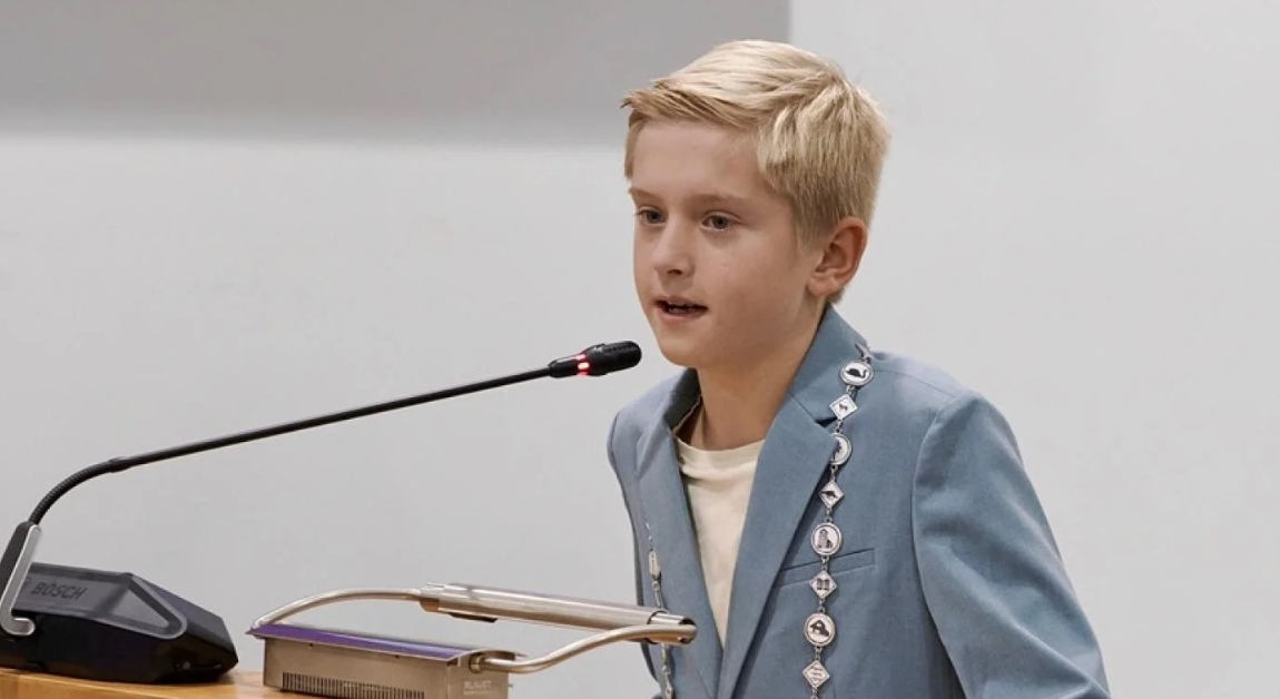 Kinderburgemeester vertelt over zijn drukke baan