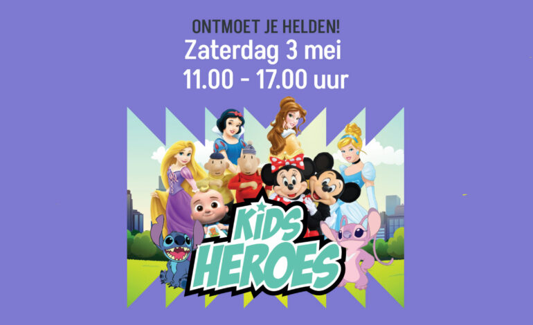 Kids Heroes in winkelcentrum Vier Meren