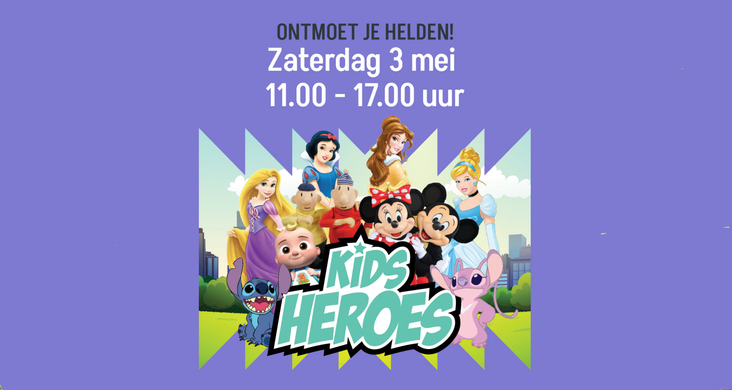 Kids Heroes in winkelcentrum Vier Meren