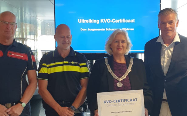 Derde ster voor Bedrijvenpark De President