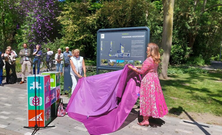 Vernieuwd stadspark Hoofddorp feestelijk geopend