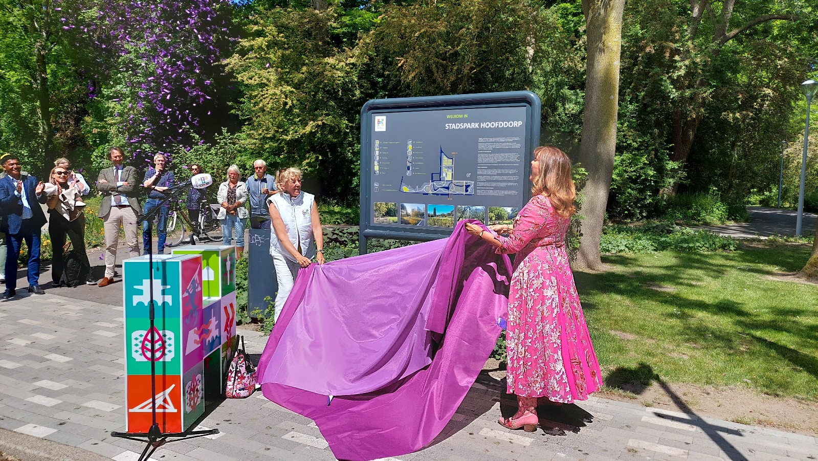 Vernieuwd stadspark Hoofddorp feestelijk geopend