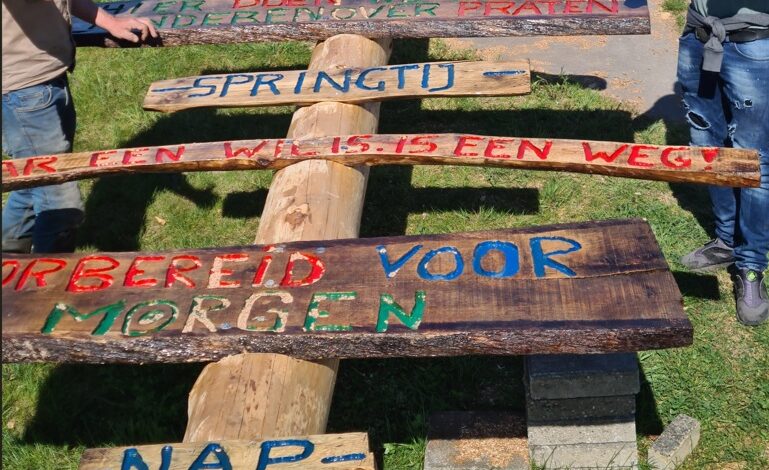 De buurttuin van MEERGroen in Lincolnpark geopend