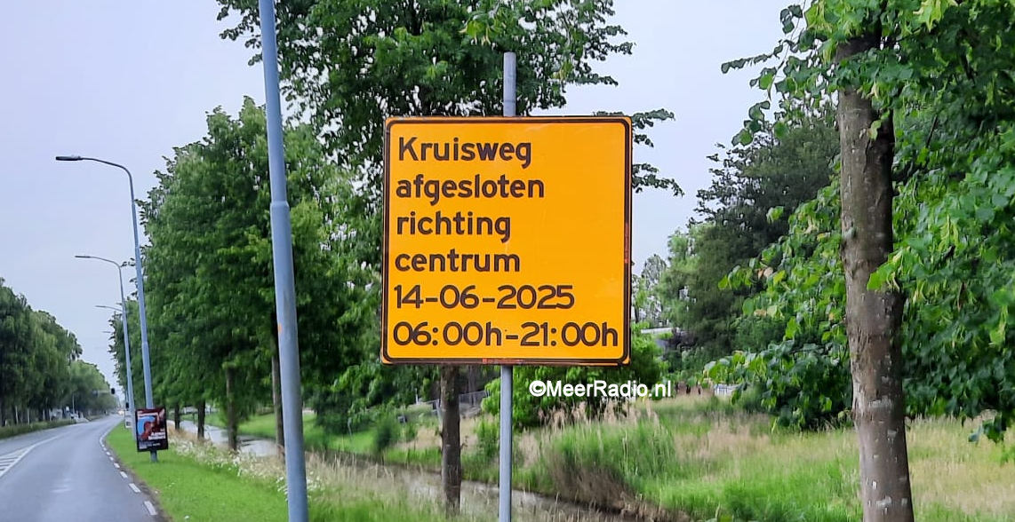 Kortebaandraverij op de Kruisweg in Hoofddorp